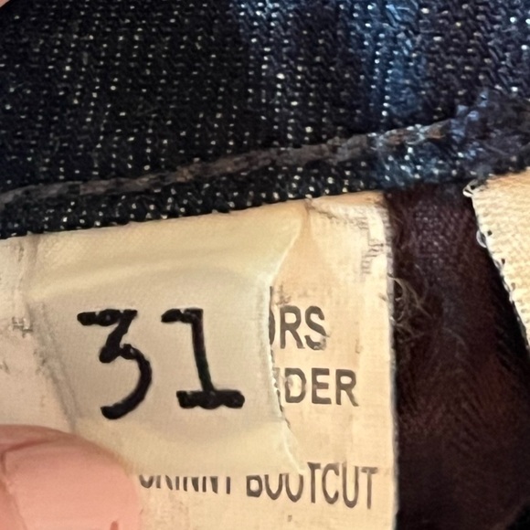 David Kahn Midnight Rider Nikki Skinny Bootcut, Size 31 (10) - Picture 5 of 10